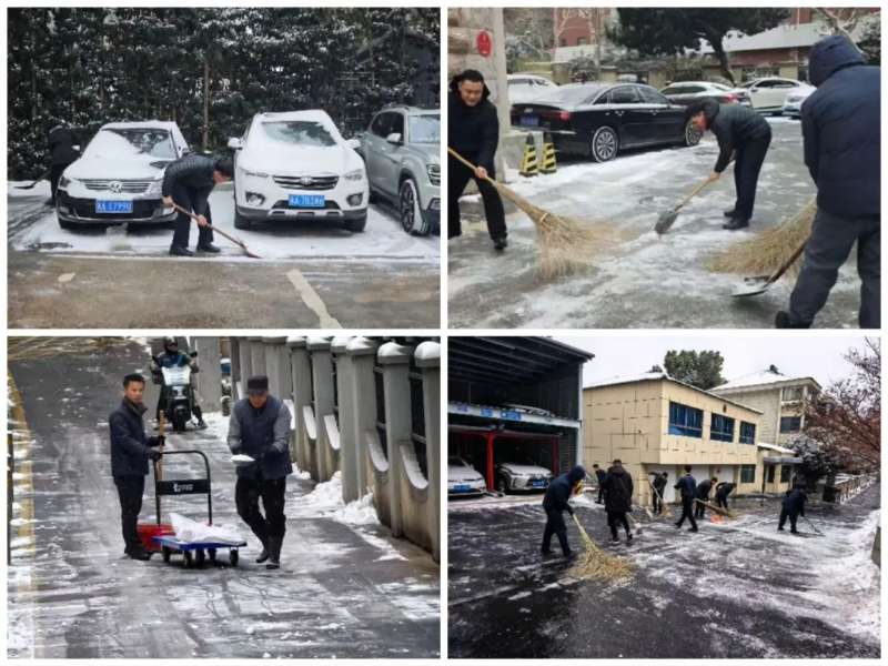 以雪为令显担当 党员带头护平安——省国动办党员干部积极响应扫雪倡议